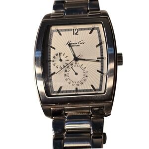 Kenneth Cole New York Rectangular Dress Watch Modern Minimal Classic Style Dress